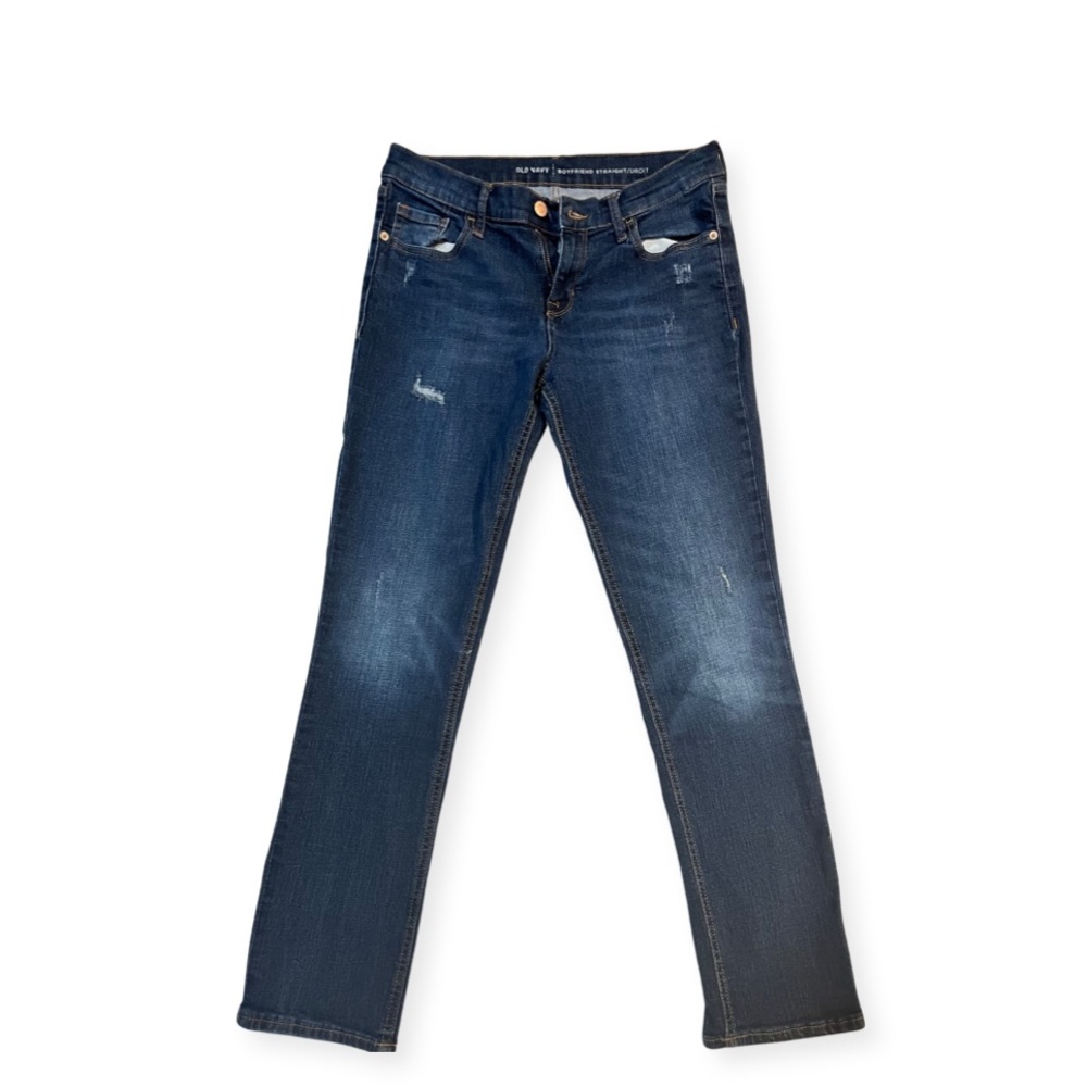 Boyfriend Straight Denim Jeans